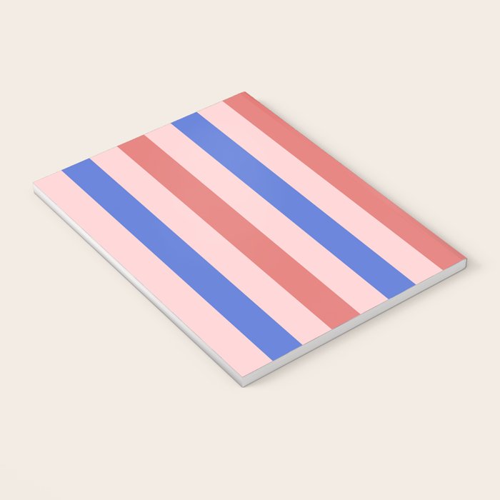 Blush and blue lines Notebook Gallery Image 3