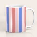 Blush and blue lines Coffee Mug Gallery Image 1