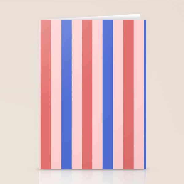 Blush and blue lines Stationery Card Gallery Image 1