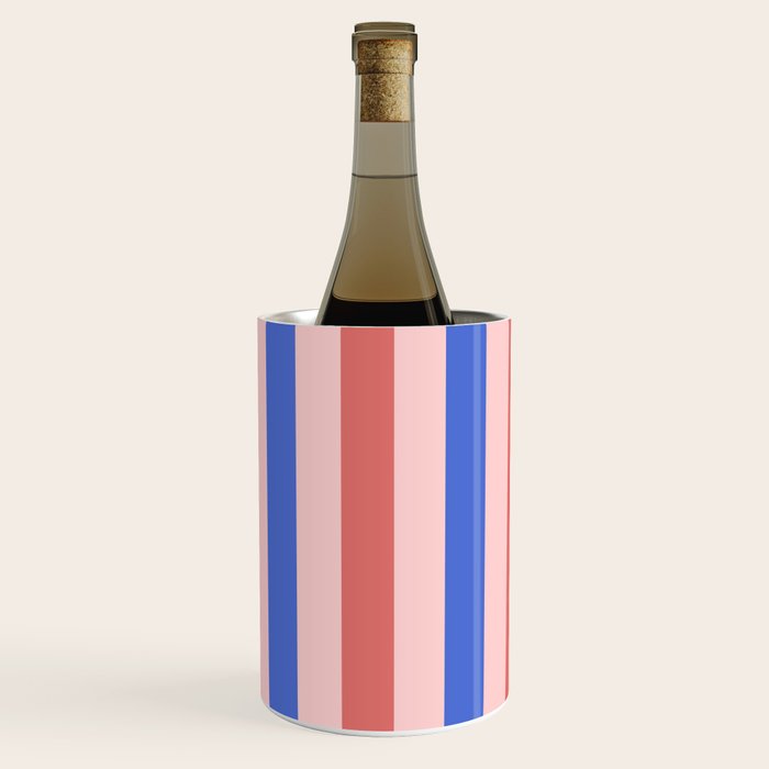 Blush and blue lines Wine Chiller Gallery Image 2