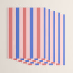 Blush and blue lines Wrapping Paper Gallery Image 3