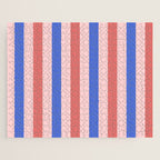Blush and blue lines Jigsaw Puzzle Gallery Image 1