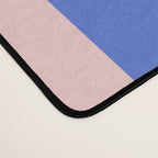 Blush and blue lines Desk Mat Gallery Image 4