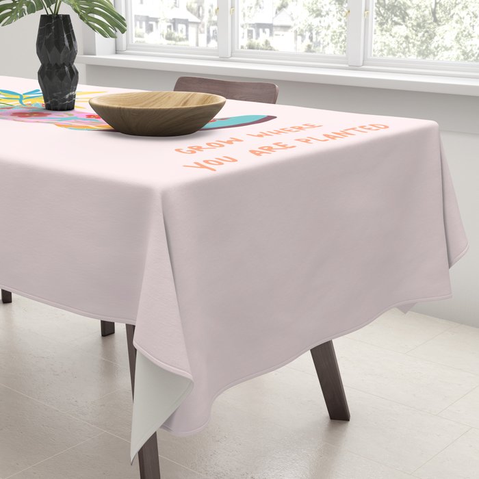 Grow where you are planted - Cowboy boot with Foliage Tablecloth Gallery Image 3