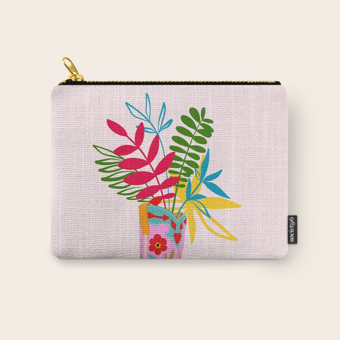 Grow where you are planted - Cowboy boot with Foliage Carry All Pouch Gallery Image 1