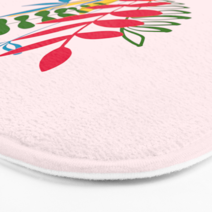 Grow where you are planted - Cowboy boot with Foliage Bath Mat Gallery Image 3