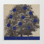 Blue Fruits Wood Wall Art Gallery Image 1