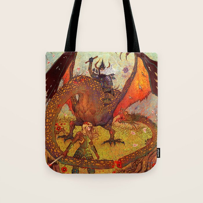 Dragon Slayer Tote Bag Gallery Image 1