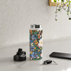 Grandma's Garden Dark Background Water Bottle Gallery Image 4