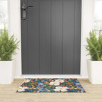 Grandma's Garden Dark Background Welcome Mat Gallery Image 3