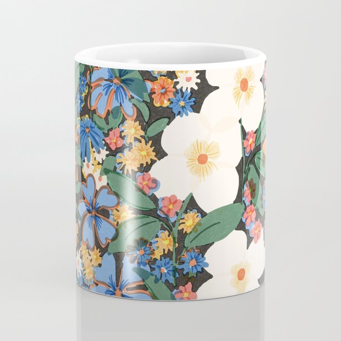 Grandma's Garden Dark Background Coffee Mug Gallery Image 4