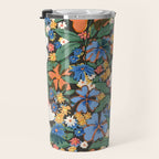 Grandma's Garden Dark Background Travel Mug Gallery Image 3