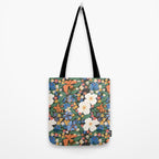 Grandma's Garden Dark Background Tote Bag Gallery Image 2