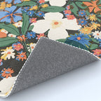 Grandma's Garden Dark Background Rug Gallery Image 4