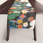 Grandma's Garden Dark Background Table Runner Gallery Image 1