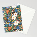 Grandma's Garden Dark Background Stationery Card Gallery Image 2