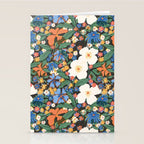 Grandma's Garden Dark Background Stationery Card Gallery Image 2