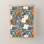 Grandma's Garden Dark Background Mini Art Print Gallery Image 1