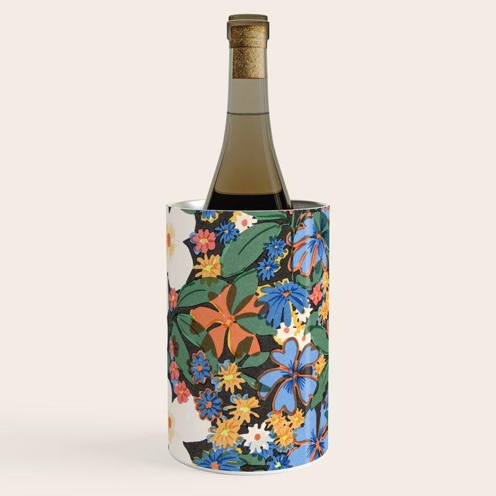 Grandma's Garden Dark Background Wine Chiller Gallery Image 2