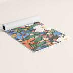 Grandma's Garden Dark Background Yoga Mat Gallery Image 2