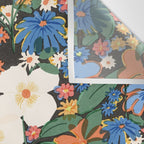 Grandma's Garden Dark Background Wall Tapestry Gallery Image 3