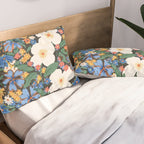 Grandma's Garden Dark Background Pillow Sham Gallery Image 2