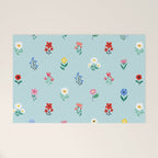 Spring Flowers Welcome Mat Gallery Image 1