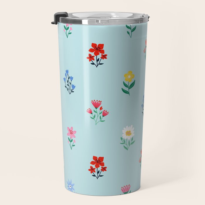 Spring Flowers Travel Mug Gallery Image 3