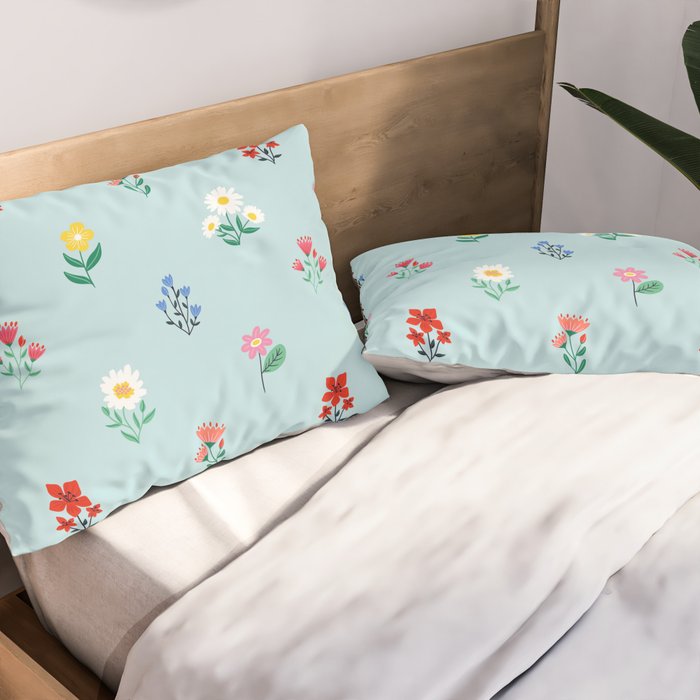 Spring Flowers Pillow Sham Gallery Image 2