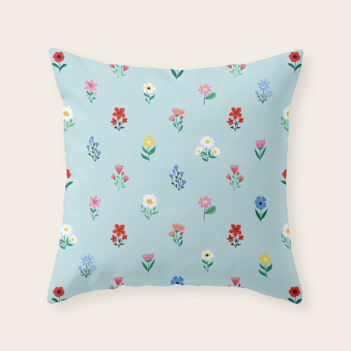 Spring Flowers Throw Pillow Gallery Image 6