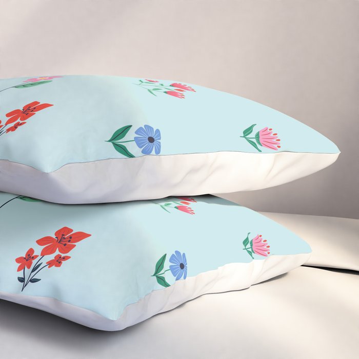 Spring Flowers Pillow Sham Gallery Image 3