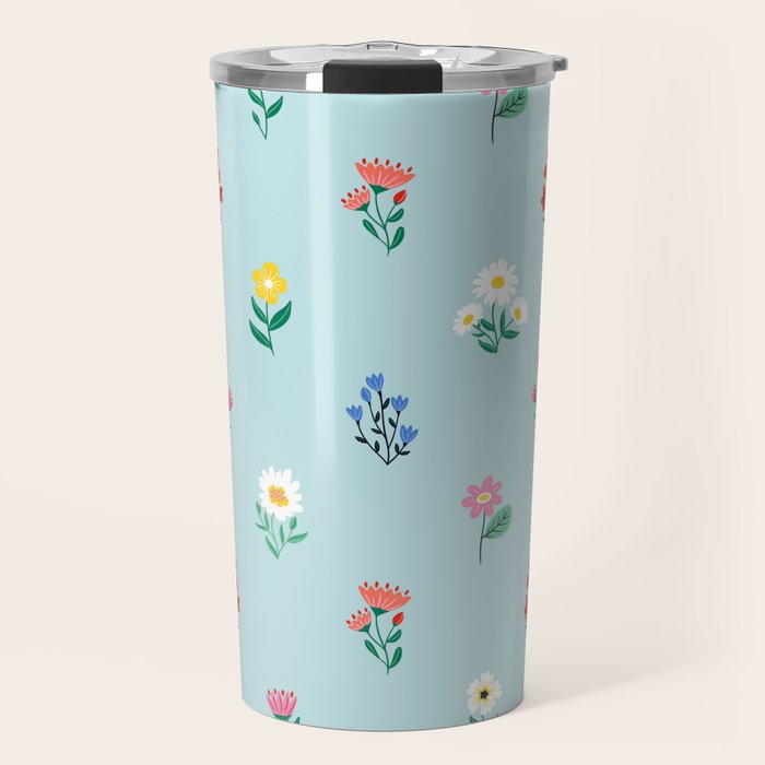 Spring Flowers Travel Mug Gallery Image 1