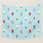 Spring Flowers Wall Tapestry Gallery Image 4