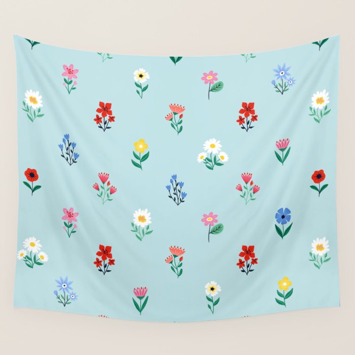 Spring Flowers Wall Tapestry Gallery Image 4