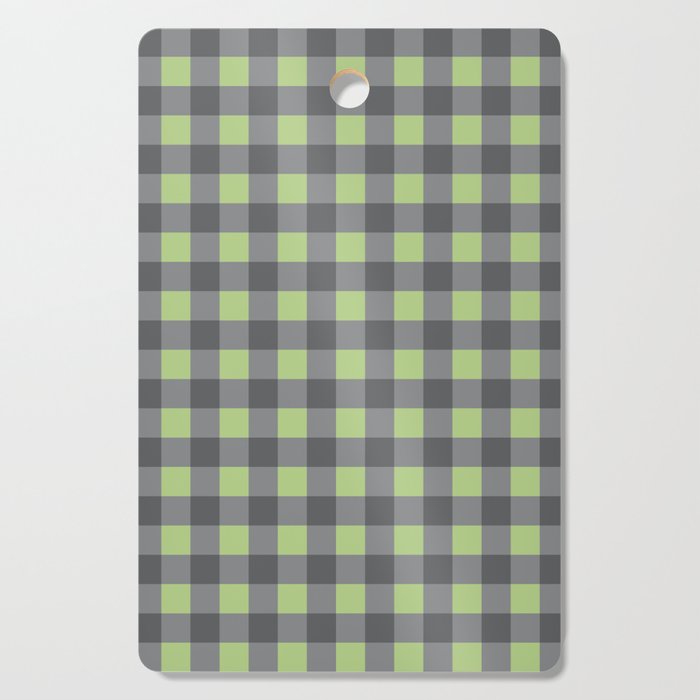 Small Blocks - Spring Green and Grays Cutting Board Gallery Image 1