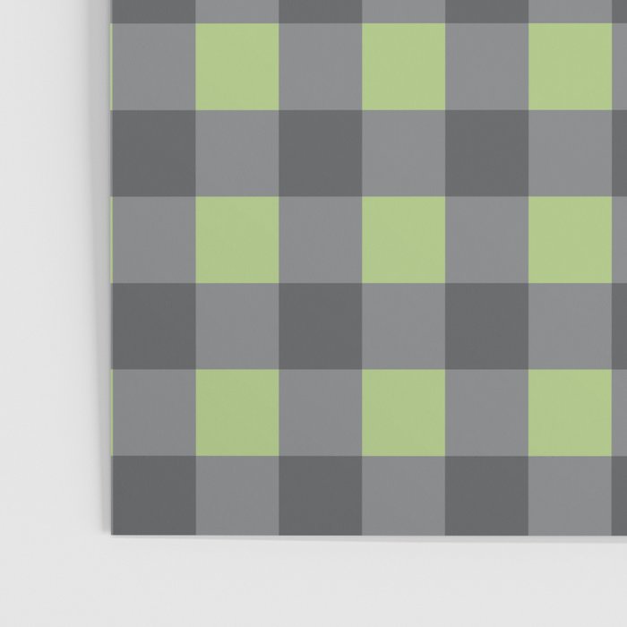 Small Blocks - Spring Green and Grays Poster Gallery Image 3