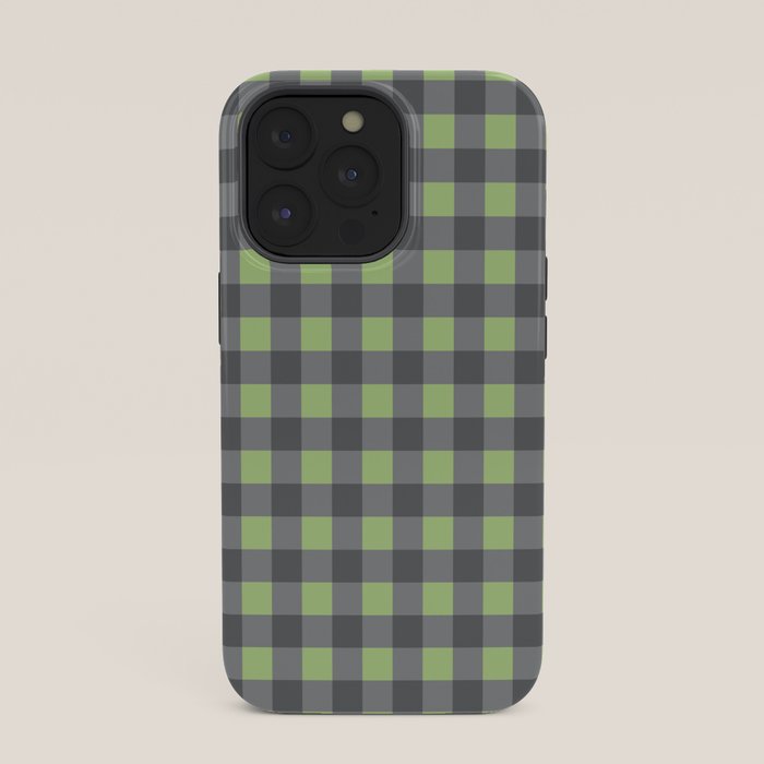 Small Blocks - Spring Green and Grays iPhone Case Gallery Image 35