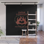 Satan Loves You Wall Mural Gallery Image 1