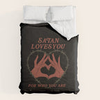 Satan Loves You Comforter Gallery Image 6