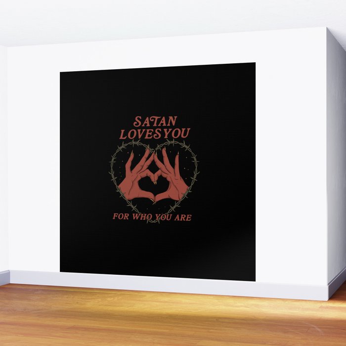 Satan Loves You Wall Mural Gallery Image 2