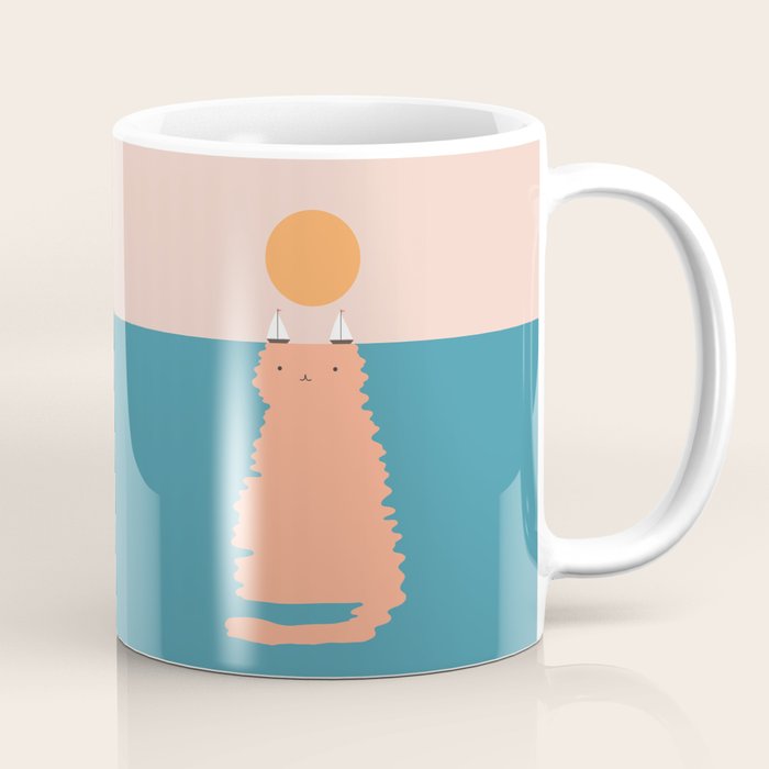 Cat Landscape 170 Coffee Mug Gallery Image 1
