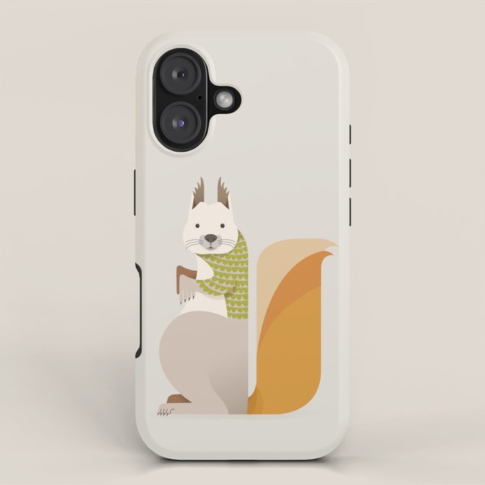 Whimsical Red Squirrel iPhone Case Gallery Image 1