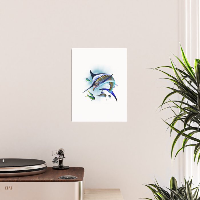 Marlin and Mahi Mahi Poster Gallery Image 2