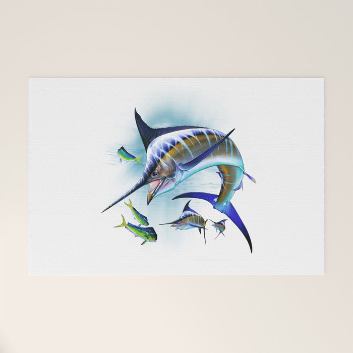 Marlin and Mahi Mahi Welcome Mat Gallery Image 1