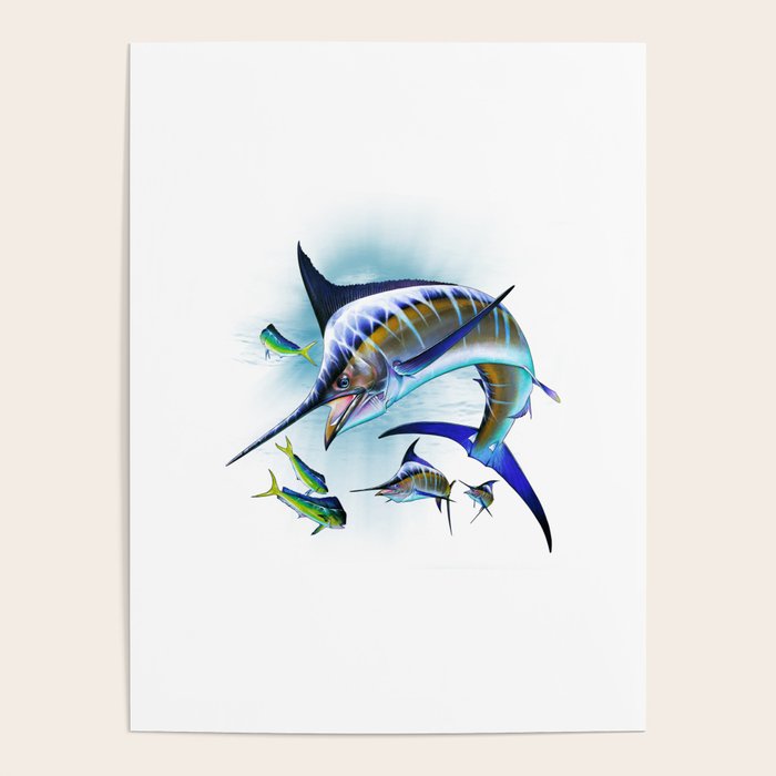 Marlin and Mahi Mahi Poster Gallery Image 4