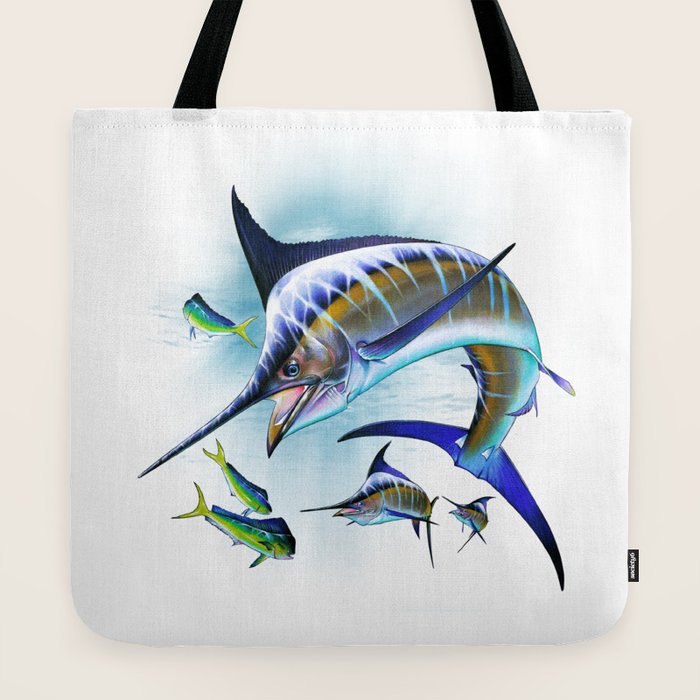 Marlin and Mahi Mahi Tote Bag Gallery Image 2