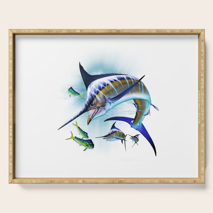 Marlin and Mahi Mahi Serving Tray Gallery Image 1