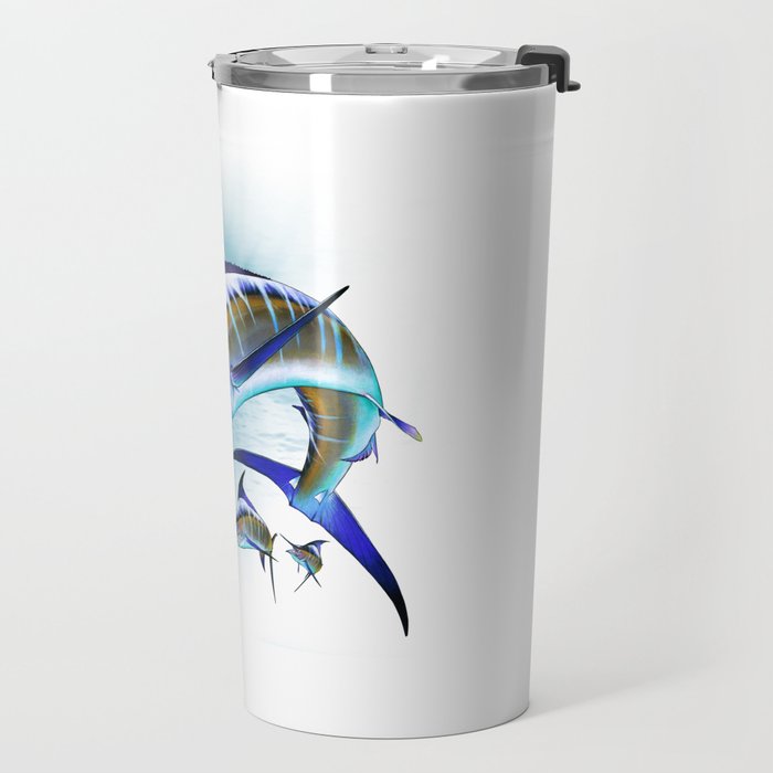 Marlin and Mahi Mahi Travel Mug Gallery Image 2