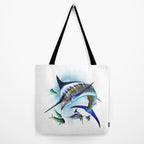 Marlin and Mahi Mahi Tote Bag Gallery Image 2