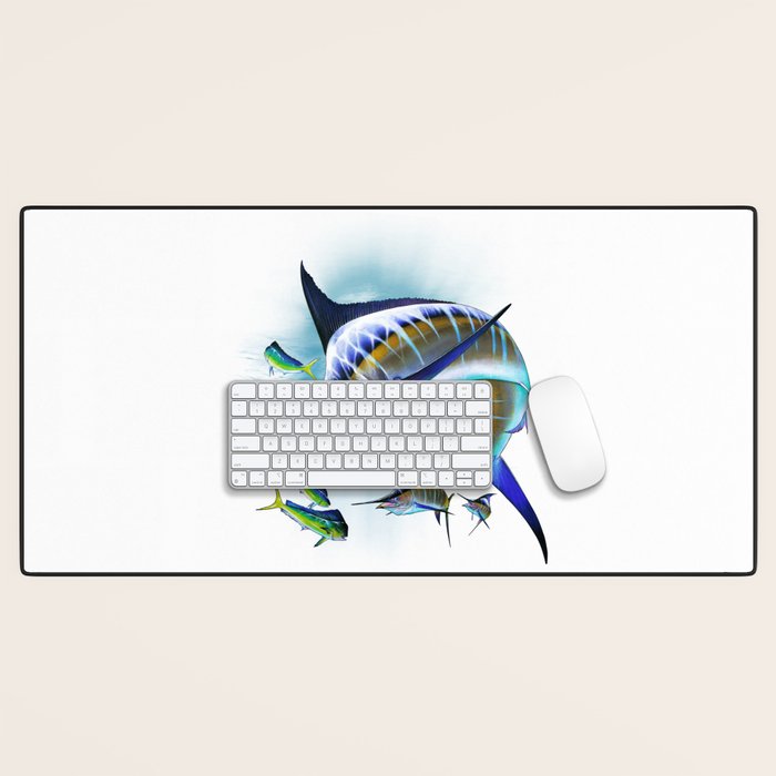 Marlin and Mahi Mahi Desk Mat Gallery Image 1